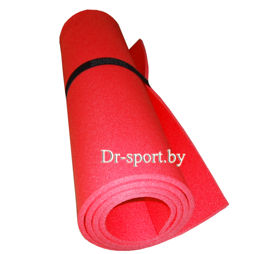 Коврик (пенка) гимнастический/туристический 8*0.6L1.8 красный